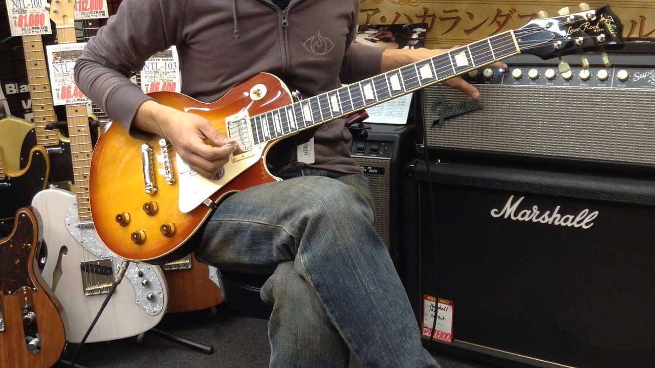 Tokai LS173 MOD Amber Pickups 【商品紹介@Guitar Planet】 - YouTube