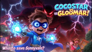 “CocoStar 🌟 vs Gloomar | The Secret Hero Saves Sunnyvale!”