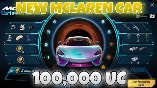 NEW MCLAREN CAR 🔥 | SPEND 100,000 UC 🤑😱 | PUBG MOBILE