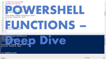 PowerShell Functions Deep Dive | Uncut Videos from my Classroom