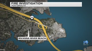 Portsmouth house fire displaces two adults, two children