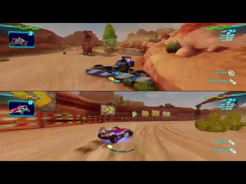 Cars 2 The Video Game Midnight Francesco Vs Francesco Bernoulli Canyon Run