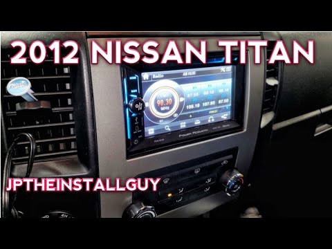 2012 Nissan titan radio removal replacement and install