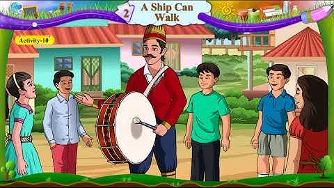 STD 6 ENGLISH SEM 2 Unit 2 A Ship can Walk Activity10  અ શિપ કેન વોક