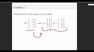 Section 2.2: Vector Spans
