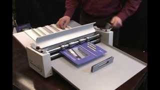 Technifold Desktop Creasing: How to position the Tri-Creasers on your new Creasing Machine