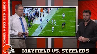 Film Room with Kosar and Fox: Baker Mayfield against the Steelers | Browns Countdown