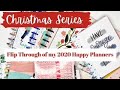 FLIP THROUGH OF ALL MY 2020 HAPPY PLANNERS | Christmas Series🎄✨