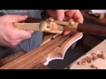 Review and demo of an HNT Gordon boutique spokeshave while carving a guitar neck