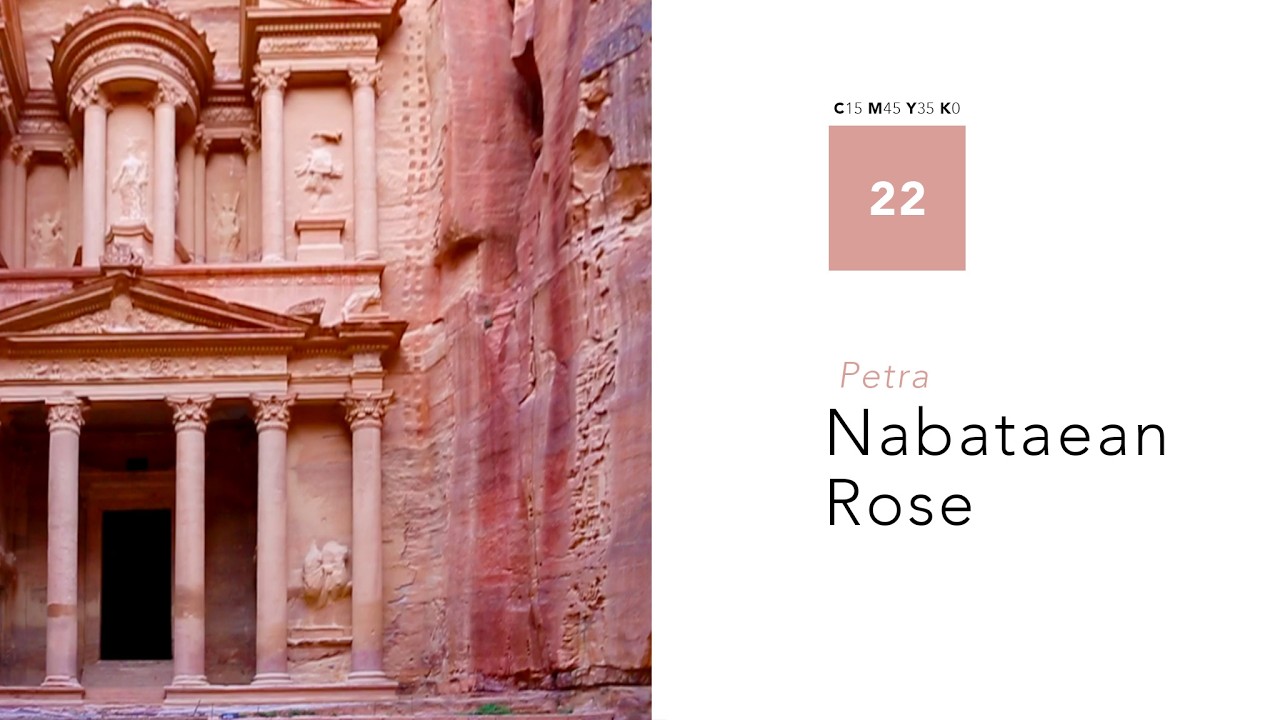 #22 Nabataean Rose • A walk through the gorge in Petra, Jordan