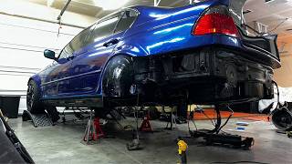 COMPLETE BMW E46 Underside Restoration Done on Jack Stands