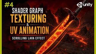 4- Create a Moving Energy Shader by Animating UVs in Unity Shader Graph