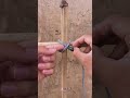 Cane frame cross knot technique