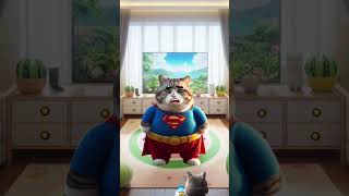 Supermen cats crying wants kinderjoy cutecat catlover catvideos trendingshorts