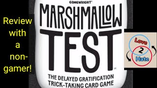 Marshmallow Test the card game