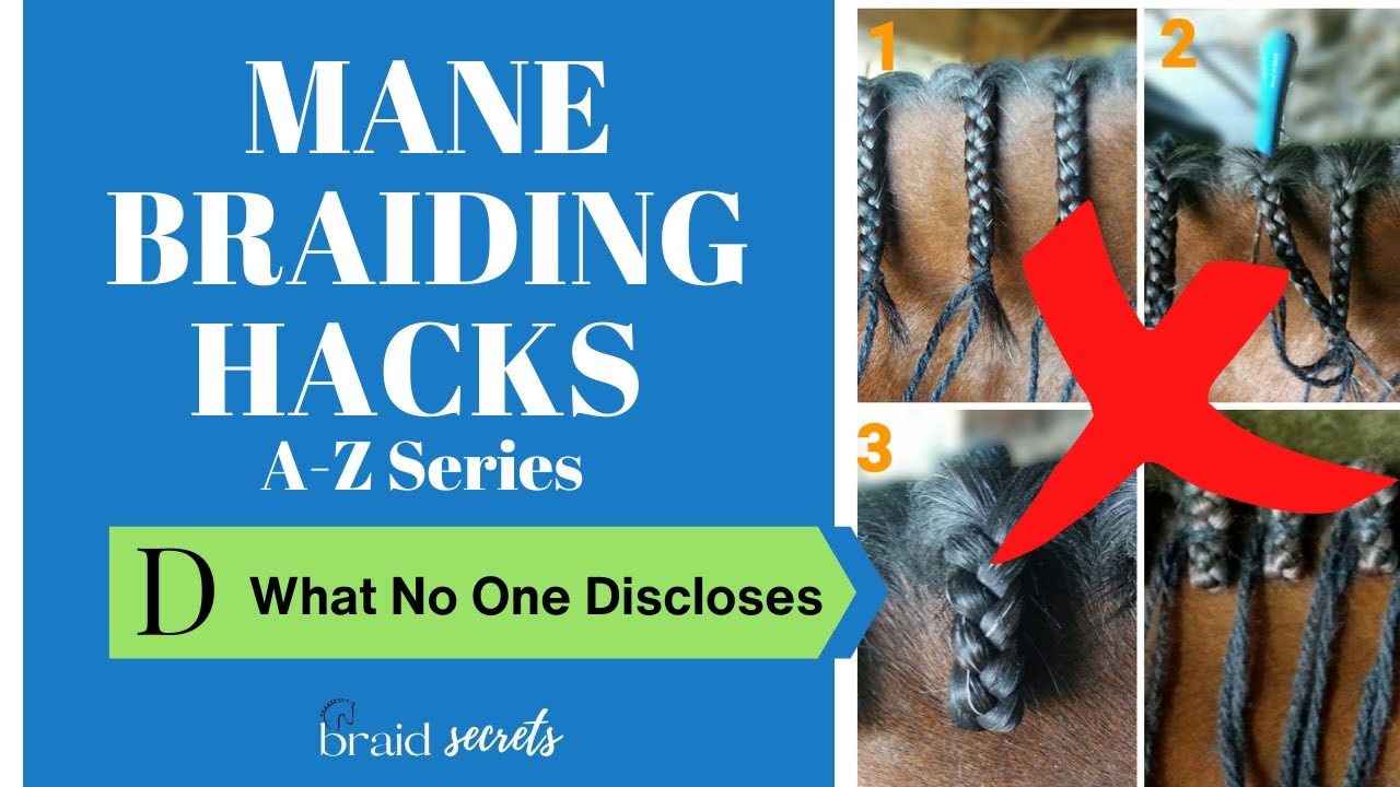 Mane Braiding Hacks from A-Z, Letter D - YouTube