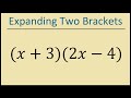 How to Expand Two Brackets