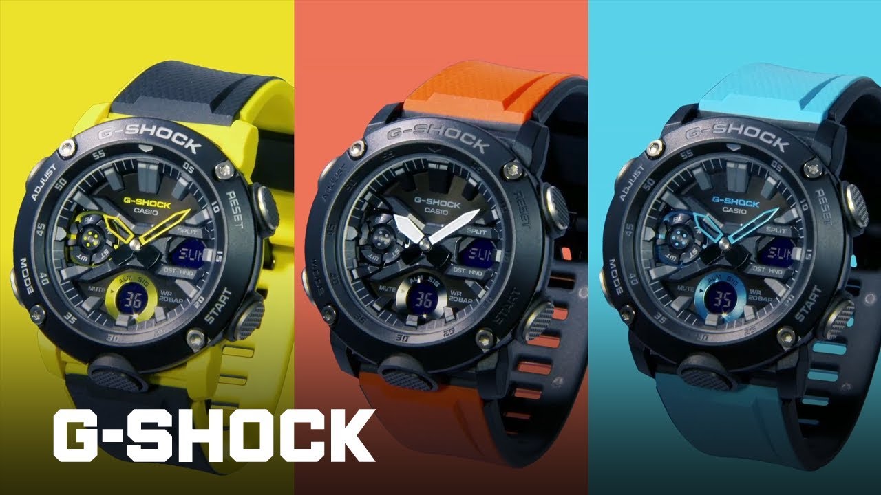 G-Shock GA-2000 / 5590 / Carbon Fiber & Lightweight Stylish Look