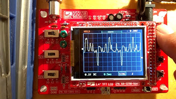 DSO138 $15 oscilloscope - NBTV waveform test