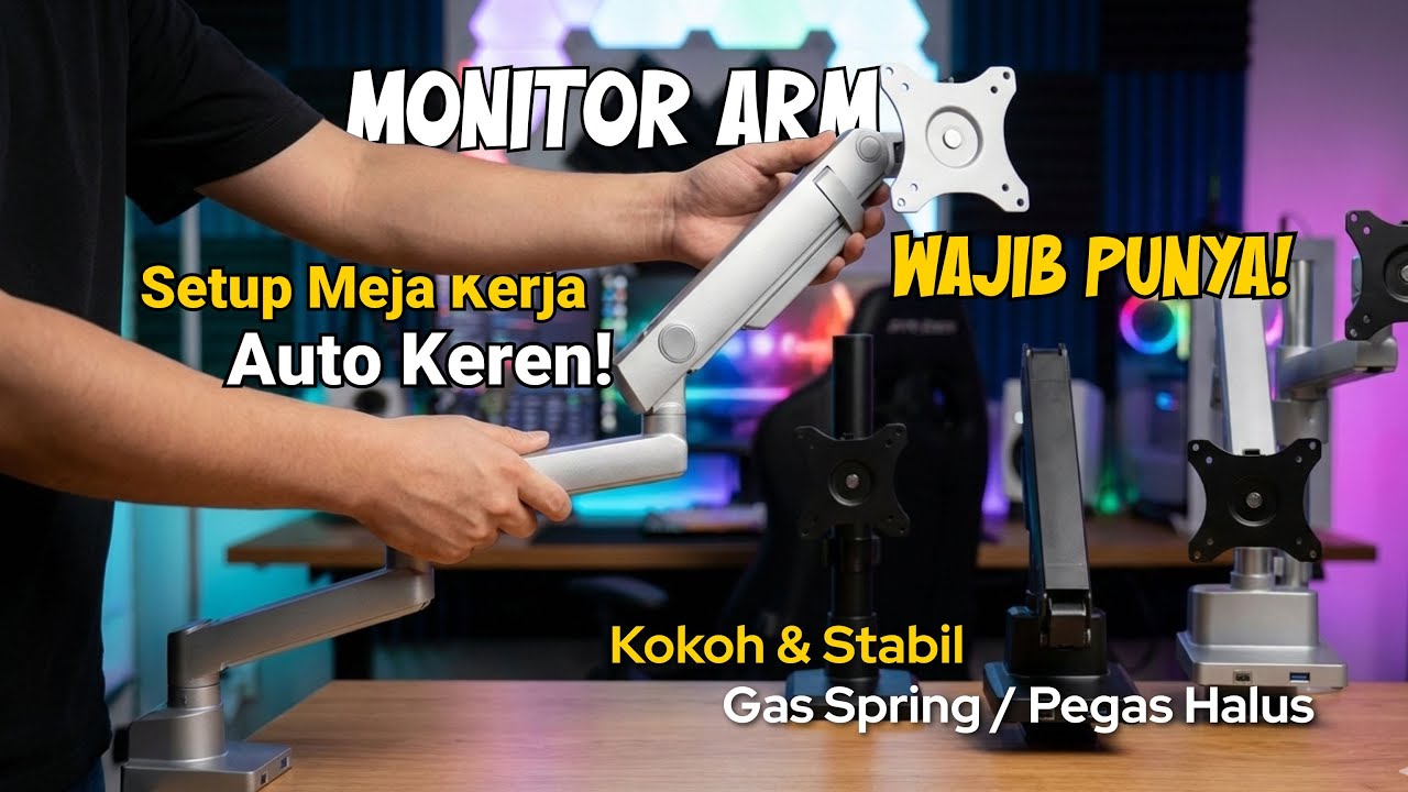 5 Bracket Monitor Rekomendasi | Hemat, Kuat, dan Layak Untuk Kerja/Gaming