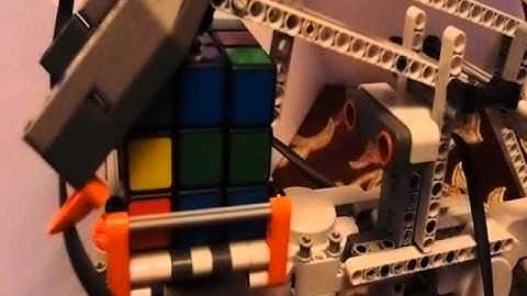 Lego Mindstorms NXT 2.0 Rubiks cube solver