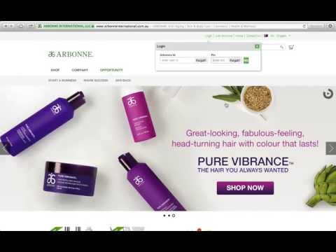 How to Login and Re-order Arbonne Products