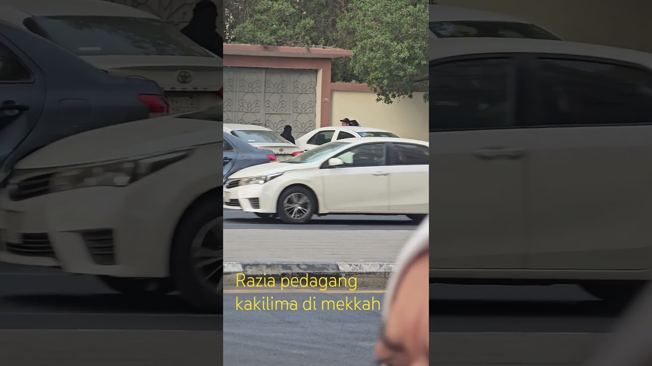 polisi mekkah razia pedagang kakilima