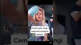 Cemre Solmaz Göz Rengi Hakkında Açıklama Yapıyor