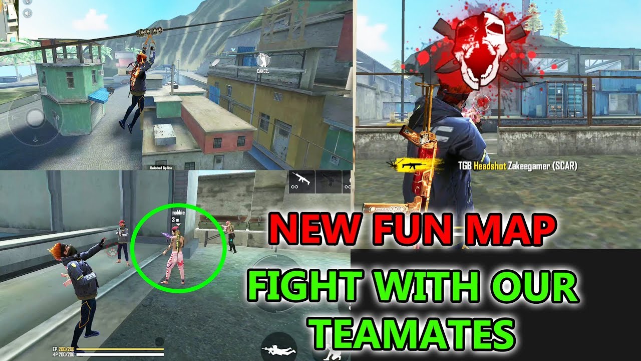 Free Fire New Map Fight With Our Teamates Free Fire Tamil Tgb Youtube