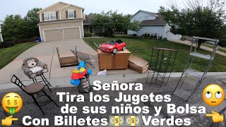 wow Maleta llena de Tesoros/ LO QUE TIRAN EN USA LOS MILLONARIOS /VENTA DE GARAGE EN USA/ YARD SALE