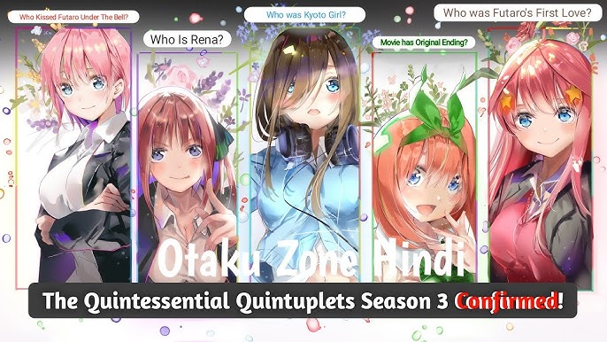 The quintuplets return with two special episodes! #quintessentialquint