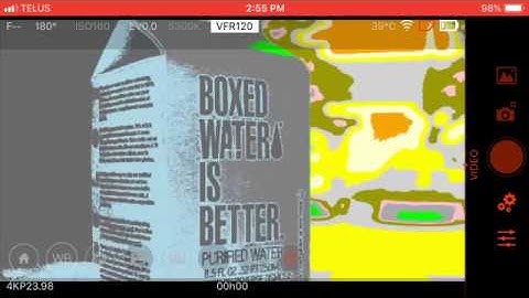 Z CAM E2 iOS App Menu System