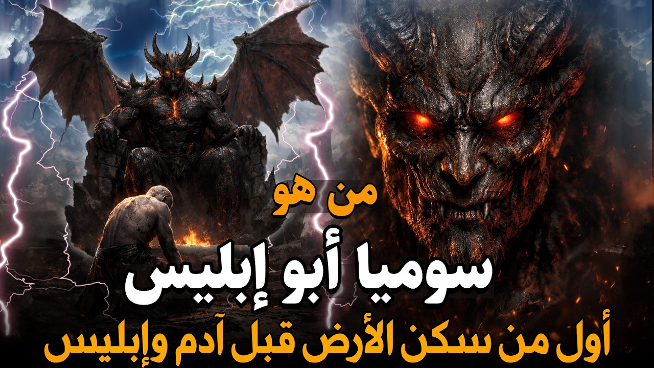 من هو سوميا ابو إبليس؟! وماذا فعل معه جبريل؟ أول مخلوق خلقه الله وسكن الارض قبل ادم