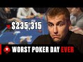 This Poker Player Had THE WORST Tournament EVER ♠️ PokerStars