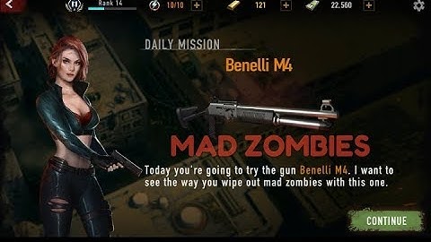 Mad Zombie daily Mission Android games Re-Play