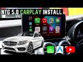 Mercedes-Benz C-Class 2015-2019 Wireless Apple CarPlay + Android Auto Install