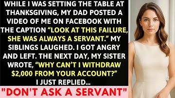 While I Was Setting The Table At Thanksgiving, My Dad Recorded A Video Of Me And Posted It On