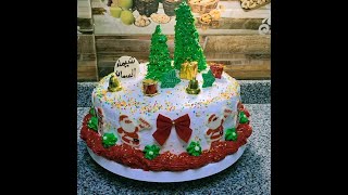 تورتة راس السنة كل سنة وانتوا طيبين 🎂🎂🎂☃️⛄☃️🌲🌲🌲