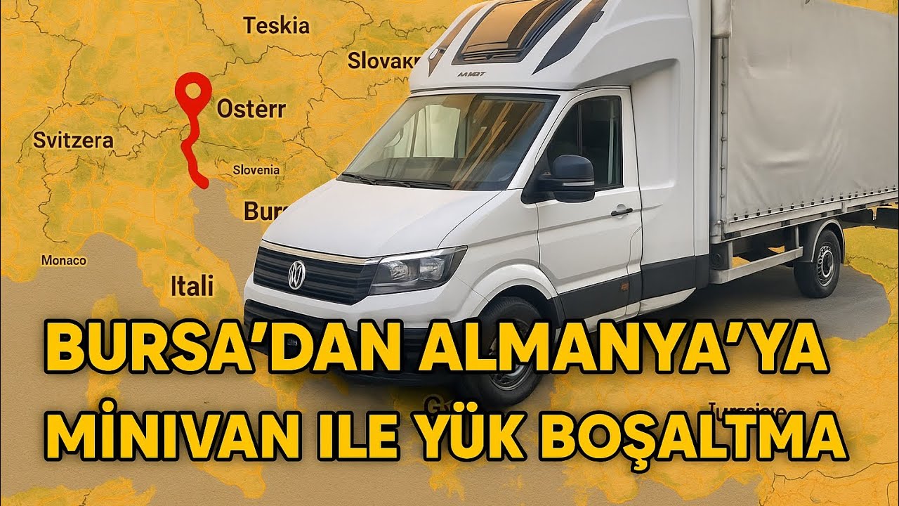 Bölüm 13: Bursa’dan Almanya’ya Minivan Yolculuğu | Polis Kontrolleri, Kantarlar ve Gerçek Zorluklar