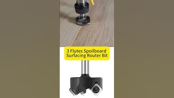 KY Carbide 3 Flutes CNC Router Bits With 10.5x10.5x1.5 Reversible Knives