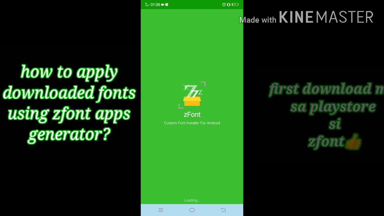 How to apply fonts using zfont generator YouTube