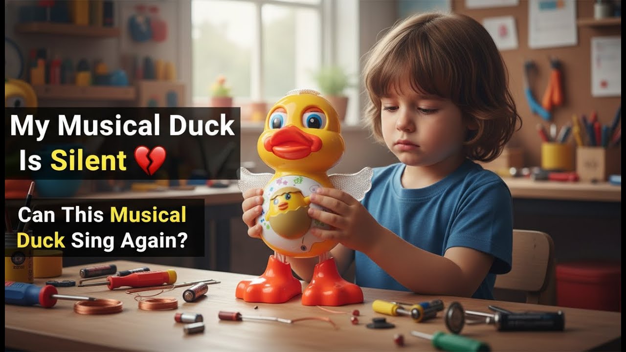 Musical Duck Toy Repair | Fixing a Silent Musical Duck That Would Not Turn On