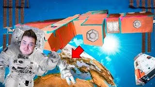 BOX FORT SPACE STATION 24 HOUR CHALLENGE Vs ALIENS