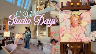 Letting Go of People, Cutting My Hair \u0026 Routines That Keep Me Going 💫 Art Vlog