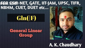 General Linear Group ( Gln(|F))