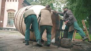 Coopers - Manufacturing lager barrels at the Pilsner Urquell brewery