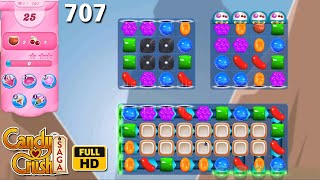 Candy Crush Saga Level-707 [NO BOOSTER] FULL HD Game Play