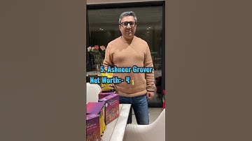 Top 5 Richest Sharks 🦈 In Shark Tank India