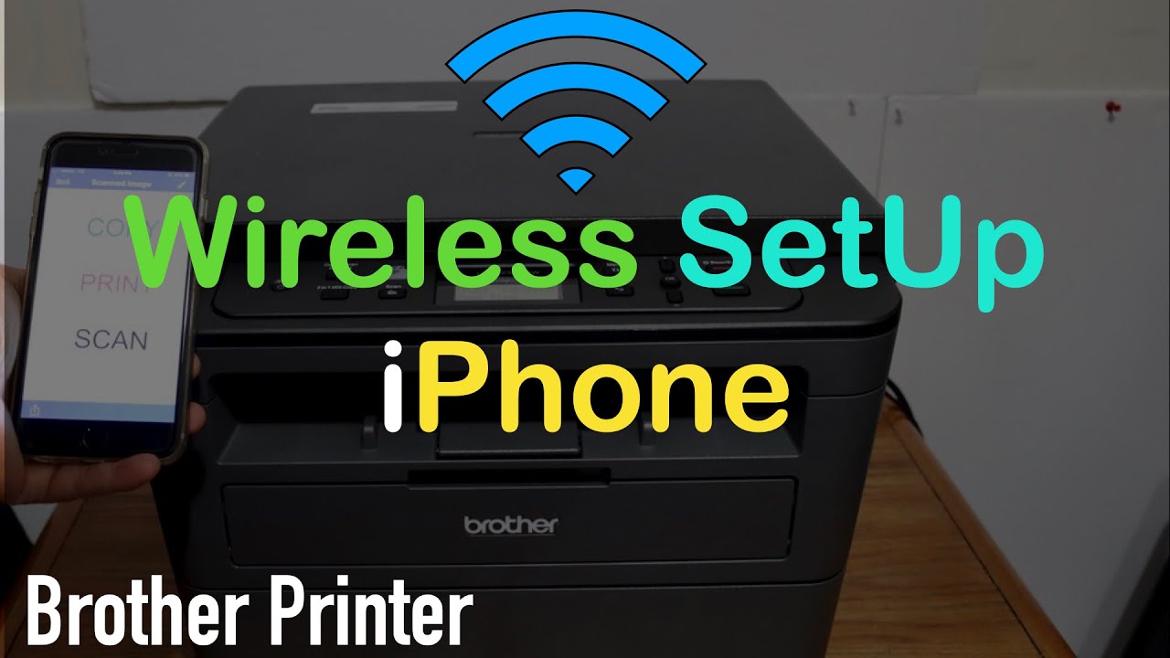 storm krysantemum Ekstremt vigtigt Brother Printer SetUp iPhone. - YouTube