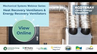 Mechanical and Ventilation Systems - Session One: HRV/ERV for Part 9 Homes